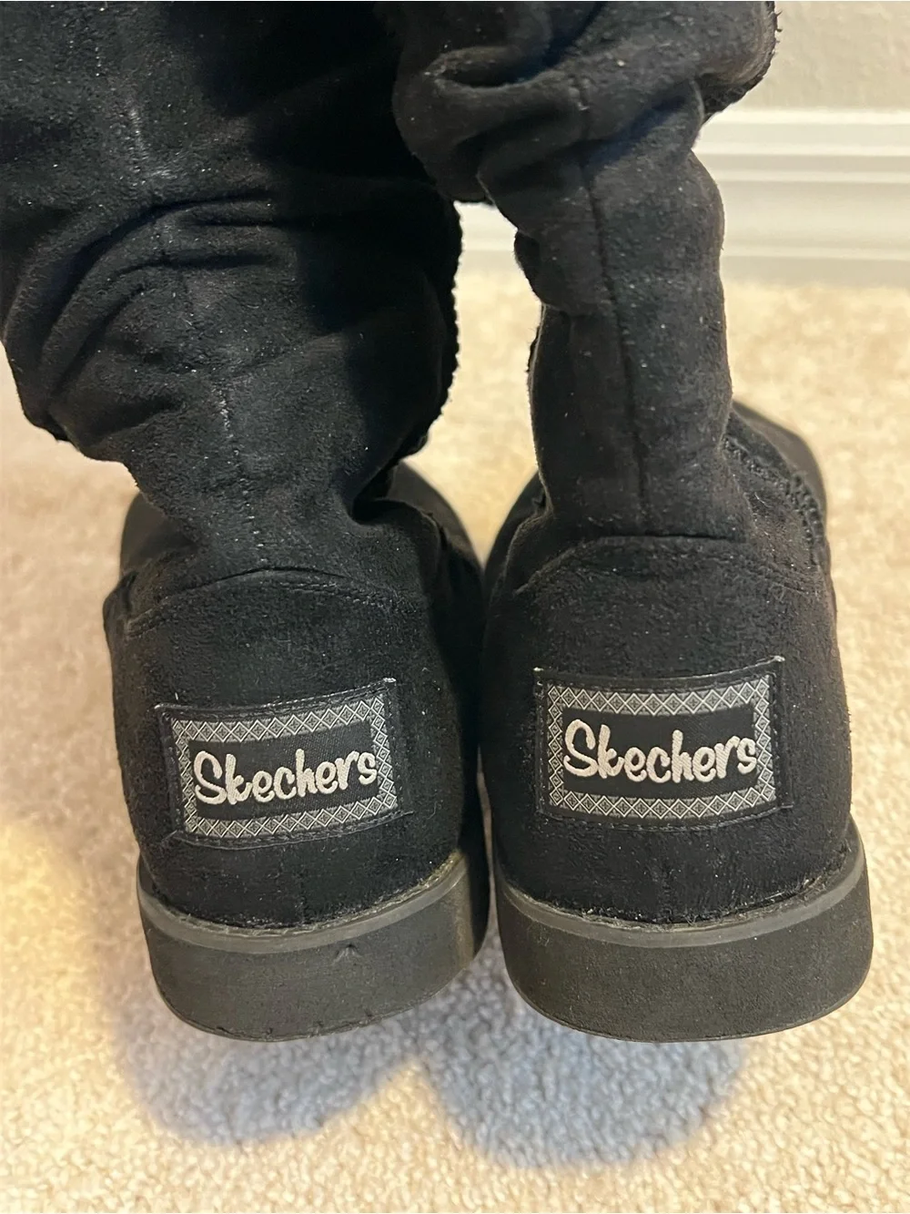 Sketchers Women’s Tall Keepsake Slouch Boots |Convertible| Buttons | Suede